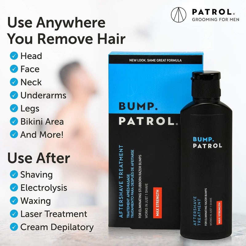 Bump Patrol Maximum Strength Aftershave Treatment - 2 Ounces for Eliminating Razor Bumps and Ingrown Hairs - Image 3